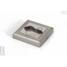 Накладка под цилиндр (квадратная) PALLADIUM RS ET SN/CP матовый никель / хром