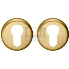 Накладка под цилиндр на круглом основании COLOMBO CD63GB-OM матовое золото (2 шт)
