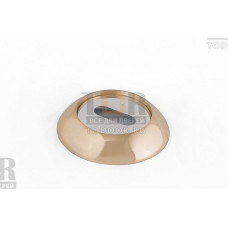 Накладка под ключ буратино (круглая) PALLADIUM R KT GP/CP полированная латунь / полированный хром