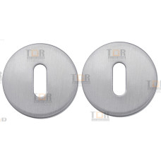 Накладка под ключ буратино на круглом основании COLOMBO CD1043G-CM матовый хром (2 шт)