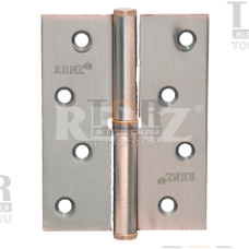 Петля дверная разборная стальная 100*75*25 RENZ L 100 FH левая AC медь