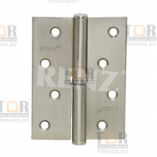 Петля дверная разборная стальная 100*75*25 RENZ R 100 FH правая SN матовый никель Петля дверная разборная стальная 100*75*25 RENZ R 100 FH правая SN матовый никель