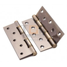 Петля дверная универсальная латунная (блистер) RENZ BH 125*70*3-4BB FH AB античная бронза