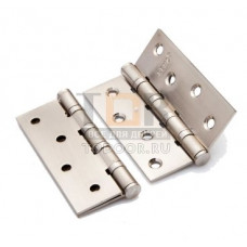 Петля дверная универсальная латунная (блистер) RENZ BH 125*70*3-4BB FH SN матовый никель