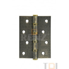 Петля дверная универсальная стальная RENZ DECOR MR 100-4BB FH MAB матовая бронза