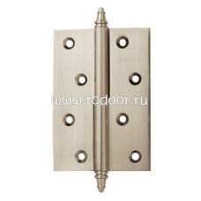 Петля разъемная с короной ARCHIE A010-D 100X70X3-2H R белый никель Петля разъемная с короной ARCHIE A010-D 100X70X3-2H R белый никель