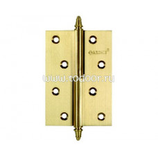 Петля разъемная с короной ARCHIE A010-D 100X70X3-2U L матовая латунь Петля разъемная с короной ARCHIE A010-D 100X70X3-2U L матовая латунь