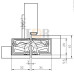Петля скрытая универсальная TECTUS TE 303 3D до 60 кг SIMONSWERK (F1) матовый хром Петля скрытая универсальная TECTUS TE 303 3D до 60 кг SIMONSWERK (F1) матовый хром