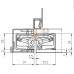 Петля скрытая универсальная TECTUS TE 340 3D до 80 кг SIMONSWERK (F1) хром матовый Петля скрытая универсальная TECTUS TE 340 3D до 80 кг SIMONSWERK (F1) хром матовый