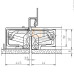 Петля скрытая универсальная TECTUS TE 540 3D A8 до 100 кг SIMONSWERK (F1) хром матовый Петля скрытая универсальная TECTUS TE 540 3D A8 до 100 кг SIMONSWERK (F1) хром матовый