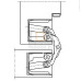 Петля скрытая универсальная TECTUS TE 540 3D до 120 кг SIMONSWERK (F1) хром матовый Петля скрытая универсальная TECTUS TE 540 3D до 120 кг SIMONSWERK (F1) хром матовый