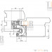 Петля скрытая универсальная TECTUS TE 680 3D до 160 кг SIMONSWERK (F1) хром матовый Петля скрытая универсальная TECTUS TE 680 3D до 160 кг SIMONSWERK (F1) хром матовый