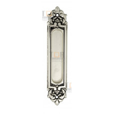 Ручка для раздвижной двери Venezia U122 DECOR натуральное серебро + черный (1шт.)