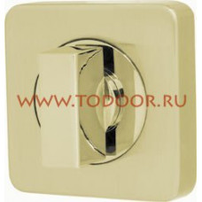 Ручка поворотная WC-BOLT BK6/SQ-21SG/GP-4 матовое золото/золото
