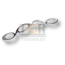 8139 0192 CR Ручка скоба, модерн, глянцевый хром 192 мм