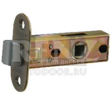 Защелка межкомнатная L 5-45 oval АB античная бронза